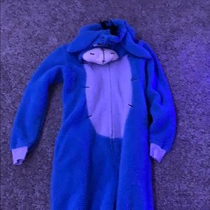 Women’s Winnie the Pooh character onesie.